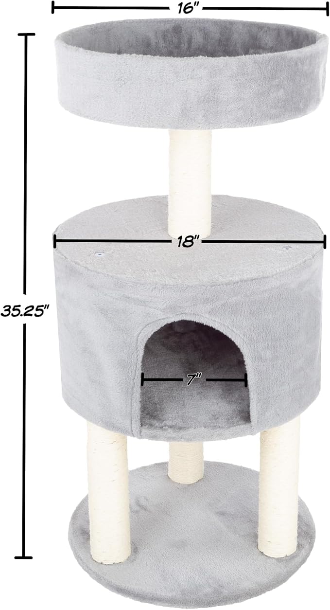 4-Tier Round Cat Tower - Image 2