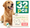 Disposable Dog Boots for Paw Licking & Hot Pavement, 32 Count, L