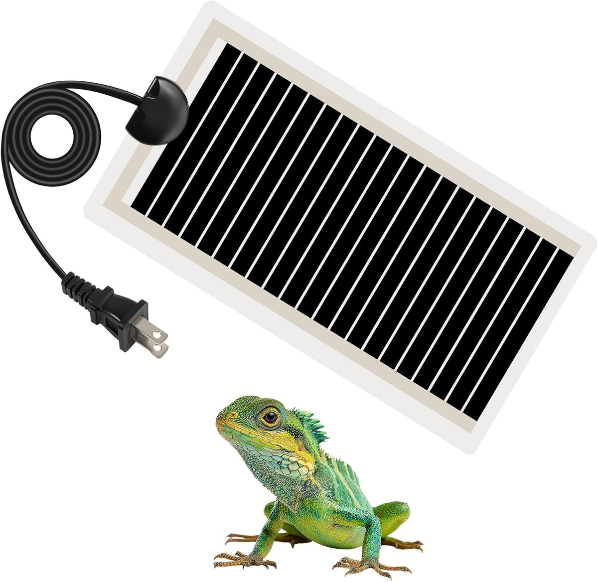 Reptile Heating Pad with 11 x 5.9 Inch Reptile Heat Mat with Rapid and Even Heating Reptile Heat Pad Under Tank Terrarium Heat Mat for Reptile Turtle Snake Lizard 14 Watt