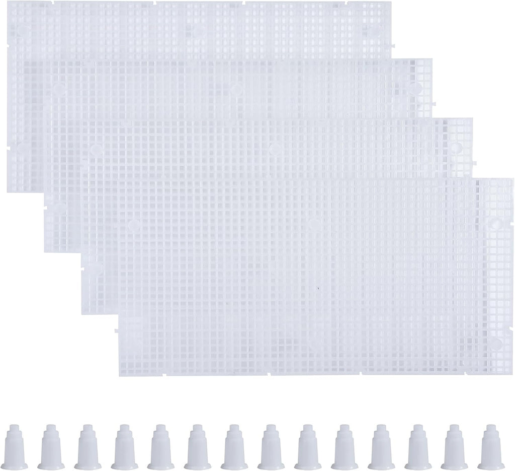 ALEGI Plastic Grid Divider Tray Egg Crate Louvre Aquarium Fish Tank