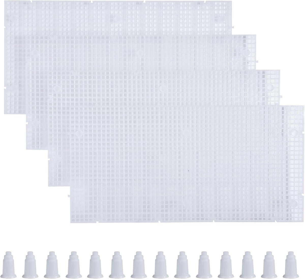 ALEGI Plastic Grid Divider Tray Egg Crate Louvre Aquarium Fish Tank