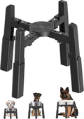 CZPET Dog Bowl Stand with Adjustable Height and Width [Stand Only]