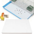 17.7x13.8in Bird Cage Liners,100 Sheets Pre-Cut Cage Tray Pads
