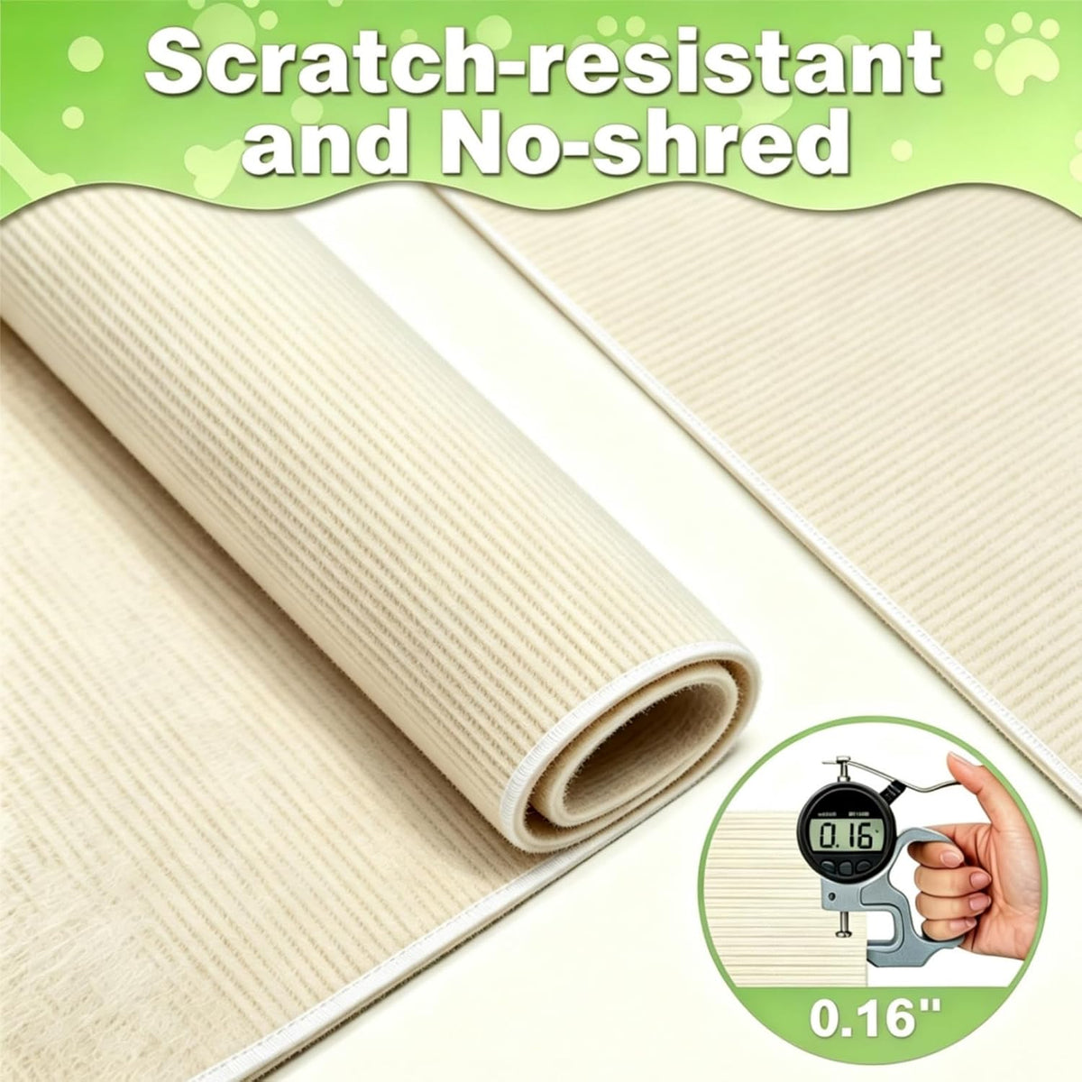 Replacement Cat Scratch Pad, Replacement Liner Mat Compatible with ERGTFVN Cat Scratcher Bed， Natural Felt Cat Scratcher Pad，Wear Resistant Cat Scratching Mat Refill for Indoor Kittens & Cats