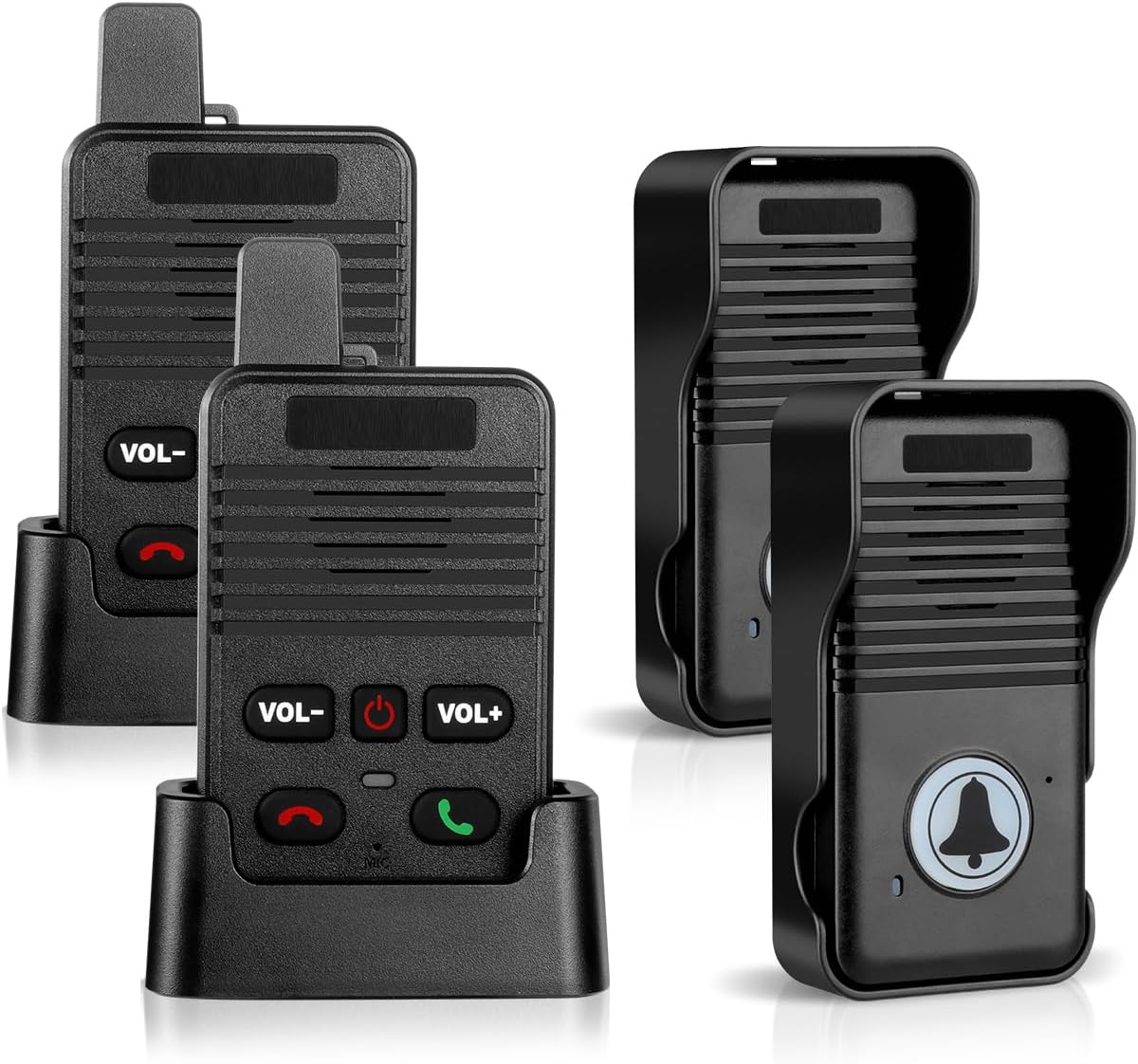 Doorbells, Full Duplex Intercom Long Range Wireless Door Bell