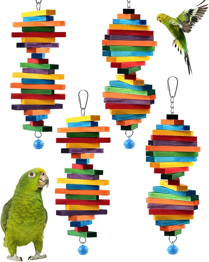 Bissap 4 PCS Bird Chew Toys by Bissap