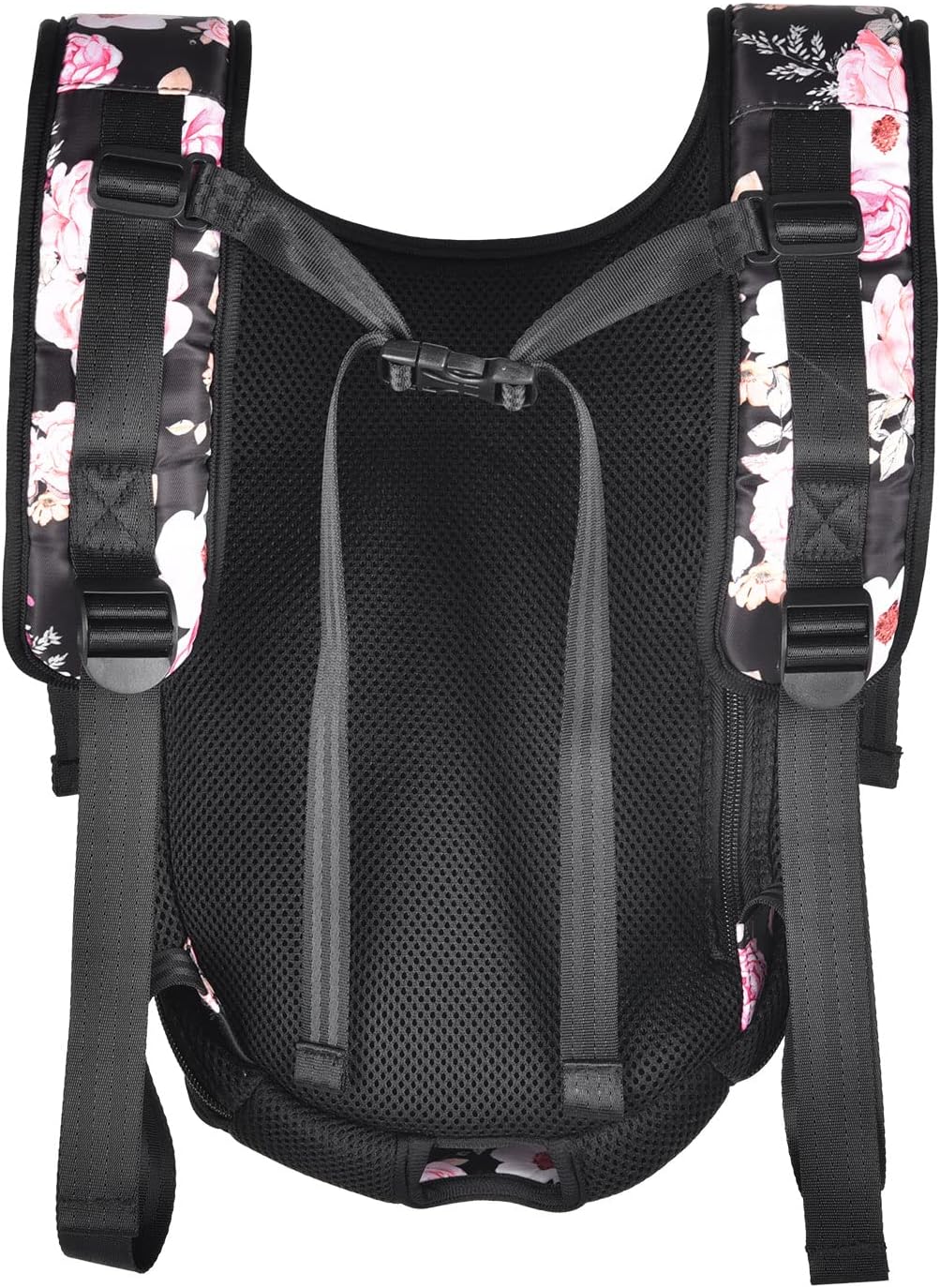 Petmolico Dog Carrier Backpack, Adjustbale Dog Front Backpack Legs Out Puppy Backpack for Small Medium Dogs Travelling Hiking Shopping, Peony Medium