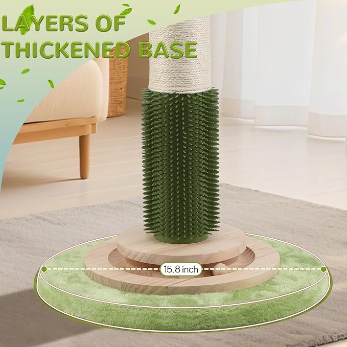 45'' Tall Cat Scratching Post, 3.5Inch Diameter Sisal Rope Scratching Post - Image 6