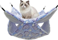 Cat Hammock for Cage, Soft Warm Hanging Bed for Kitten, Guinea Pig, Chinchilla by OINEEDU