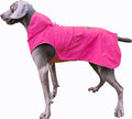 Easy Sporting Dog Raincoat with Soft Non-Stiff Fabric, Waterproof & Reflective Dog rain Jacket for High-Energy Dogs, Dog Poncho with Hood, Adjustable Neck, Belly Strap (Pink, XX-Large)