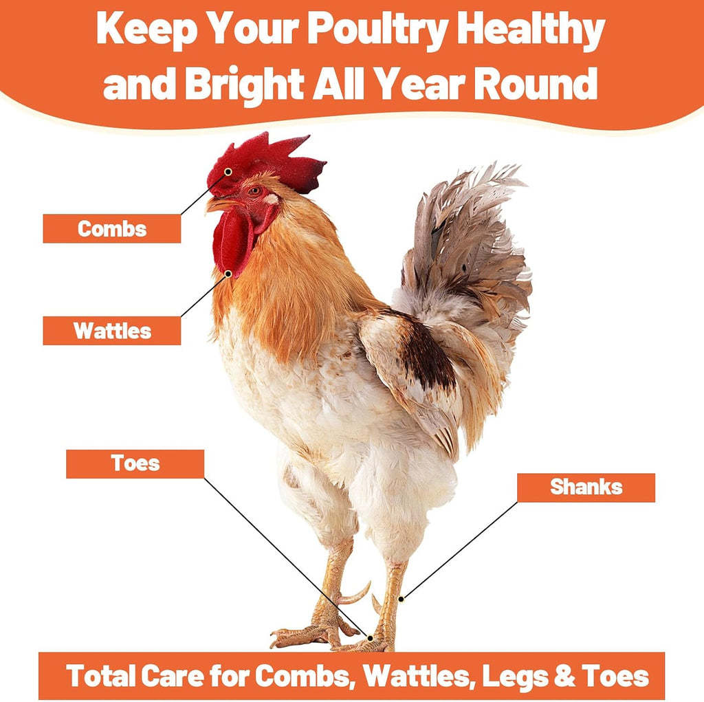 Respiratory Aid for Chicken, Poultry Supplement for Coughing, Sneezing & Nasal Relief, All-Bird Safe Formula, Drinking Water Additive, Dropper & Spray Top Included, 4Oz (118ml) Natural Liquid