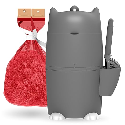 Red Rocket Pets Cat Litter Trash Can Kitty Twister Plus, No Smell Litter by RedRocket