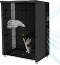ExploreLand Breathable Cat Cage Cover,36" L x 24" W x 50" H