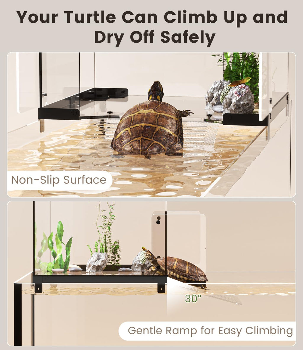 Turtle Basking Platform for 10-13” Wide Aquariums 30/45/55 Gallon