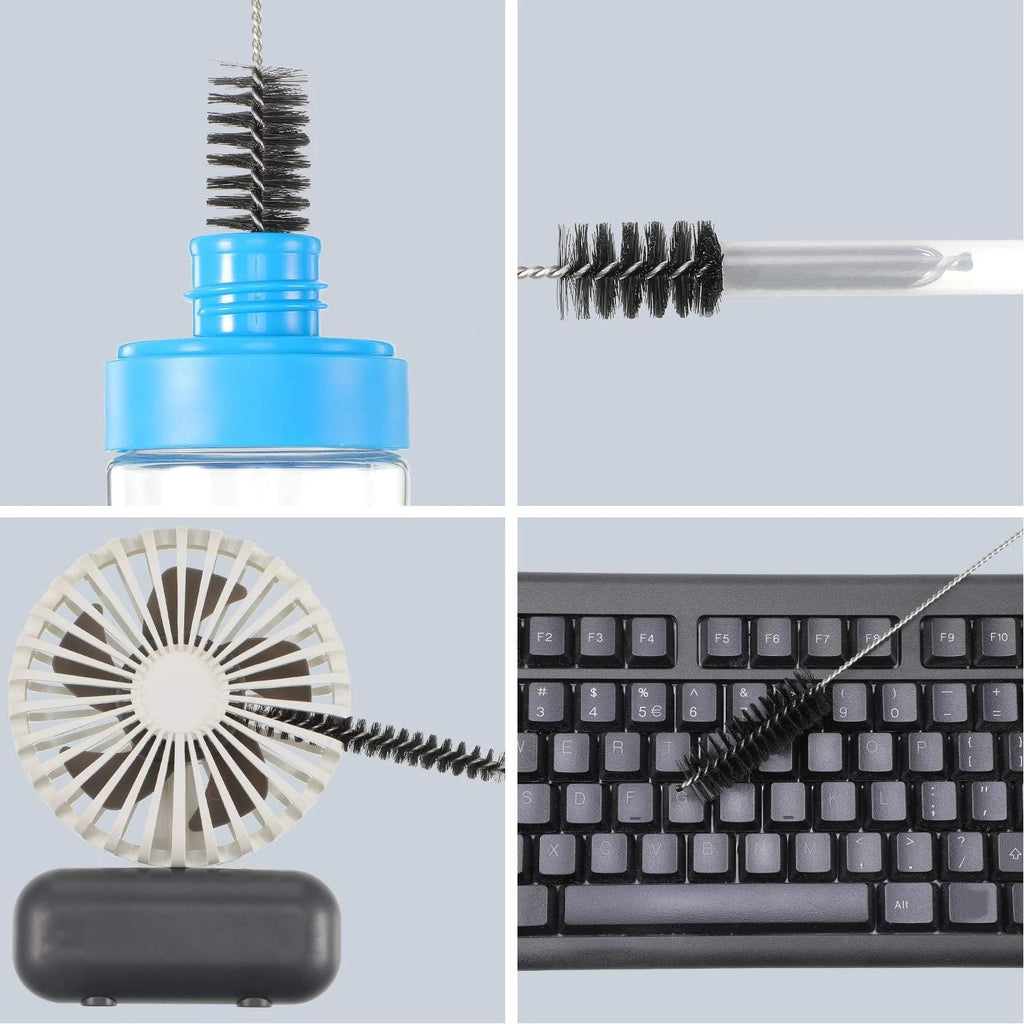 Patelai 12 Pieces Aquarium Filter Brush Set Aquarium Cleaning Brush Tools