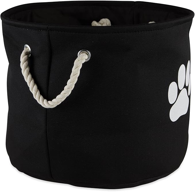 Bone Dry Pet Storage Collection Collapsible Bin, Small Round by BoneDry