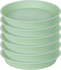 6 Pack Plastic Plant Saucer Water Drip Tray, 4 5 6 7 8 9 10 11 12 13 15 17 19 by Bleuhome