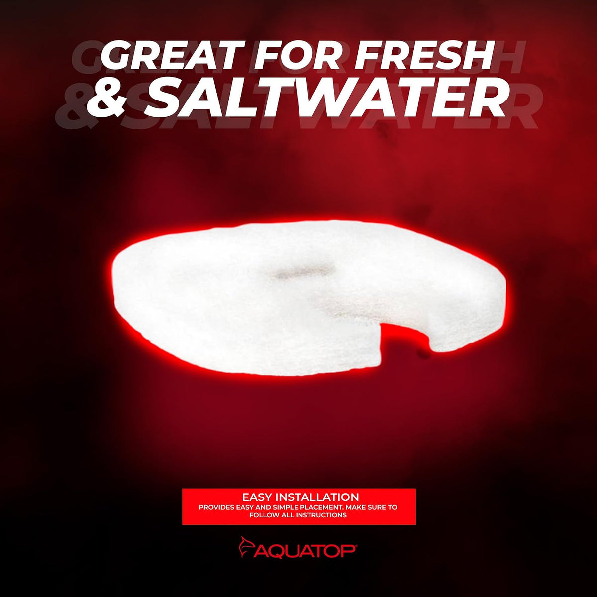 Aquatop Replacement White Filter Pads – Compatible with Forza FZ13 Canister Filters – Aquarium Filter Refills – Maintains Crystal Clear Water