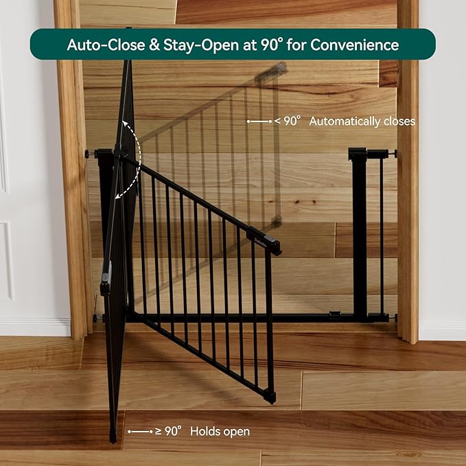 BABELIO Baby Gate for Doorways and Stairs, 26-31" Pet Gate - Image 4