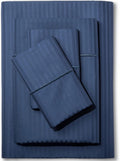 Feather & Stitch 100% Cotton Sateen 500 TC King Size Bed Sheet Set