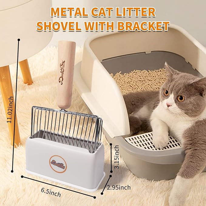 Cat Litter Scoop Metal Litter Scooper - Image 4