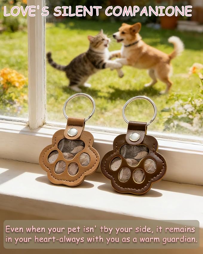 Paw Dog Hair Keychain - Image 7