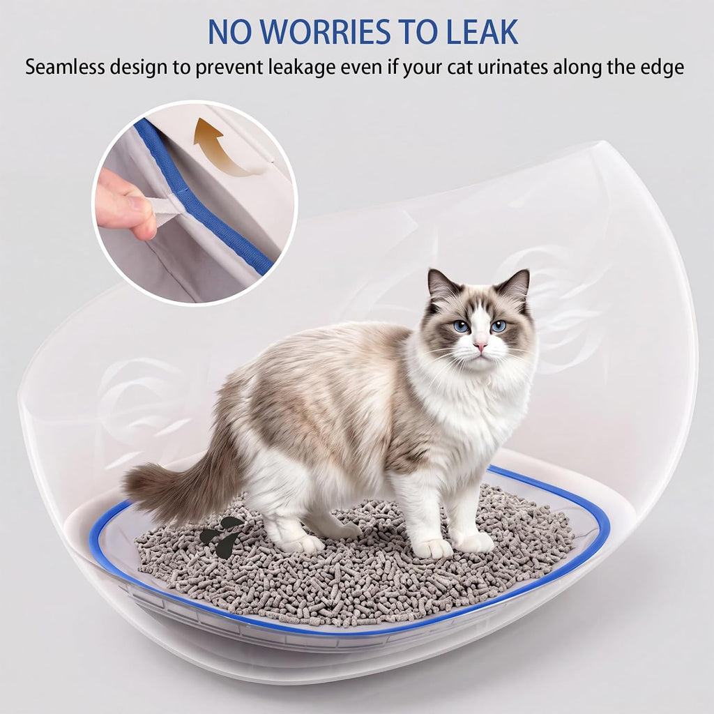 2-Pack Waterproof Pads for PARUUNTYS Self-Cleaning Cat Litter Box