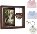 Dog Memorial Frame Set with Fur Keepsake Keychain