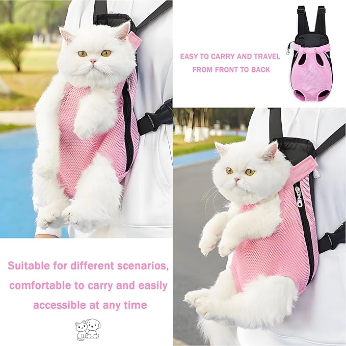 Pet Carrier Backpack, Adjustable Pet Front Carriers - Image 6
