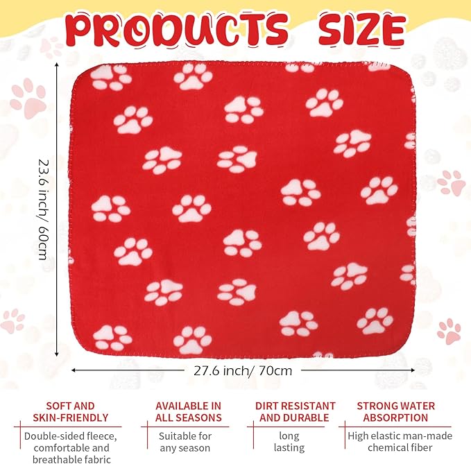 Tatuo 10 Pieces Pet Blankets - Image 2