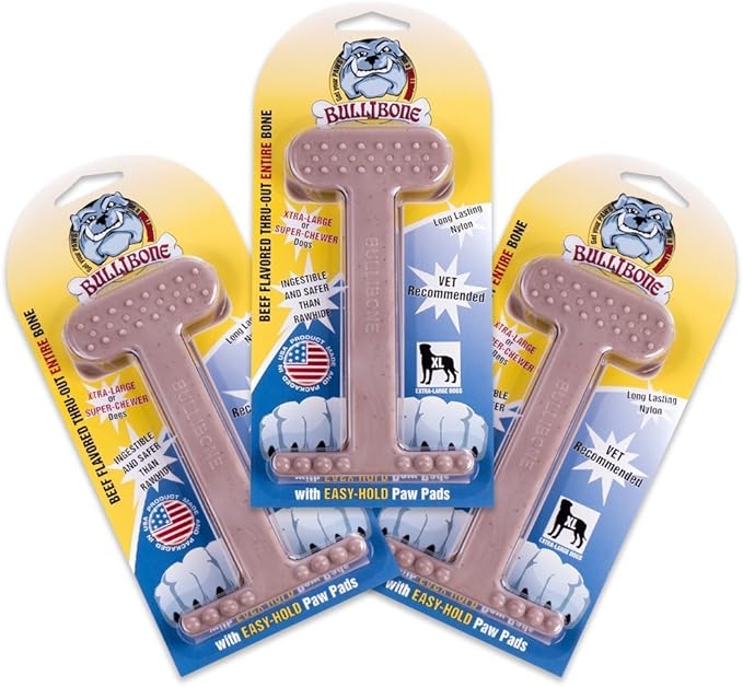 Bullibone Nylon Dog Chew Toy for Aggressive Chewers by Bullibone+Pet+Products+LLC