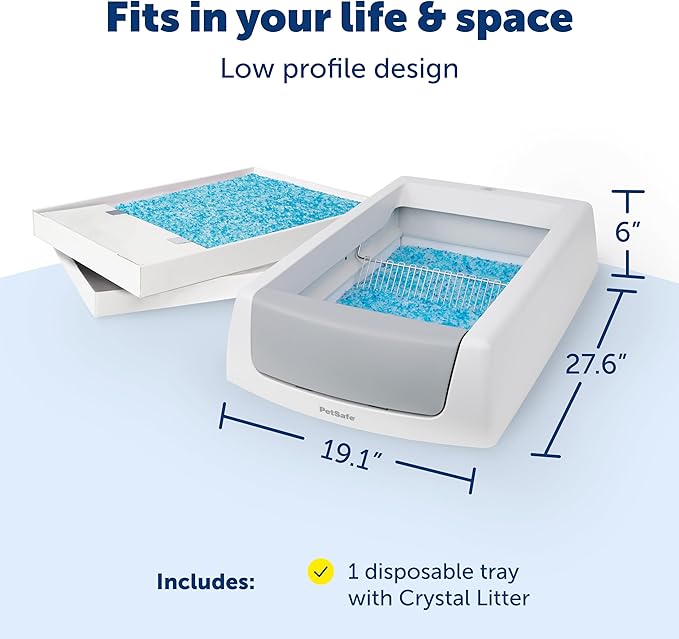 PetSafe ScoopFree Crystal Classic Self-Cleaning Litter Box System Automatic Cat - Image 7