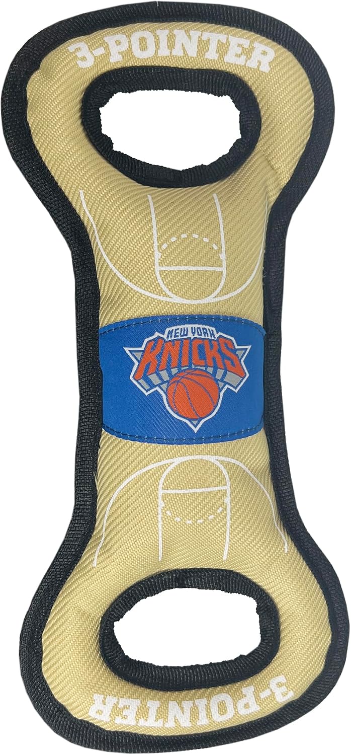 Pets First NBA Los Angeles Lakers Field Toy. - Tough Nylon Pet Toy with Double Trim Stitching & Inner Squeaker, one Size (LAK-3030)