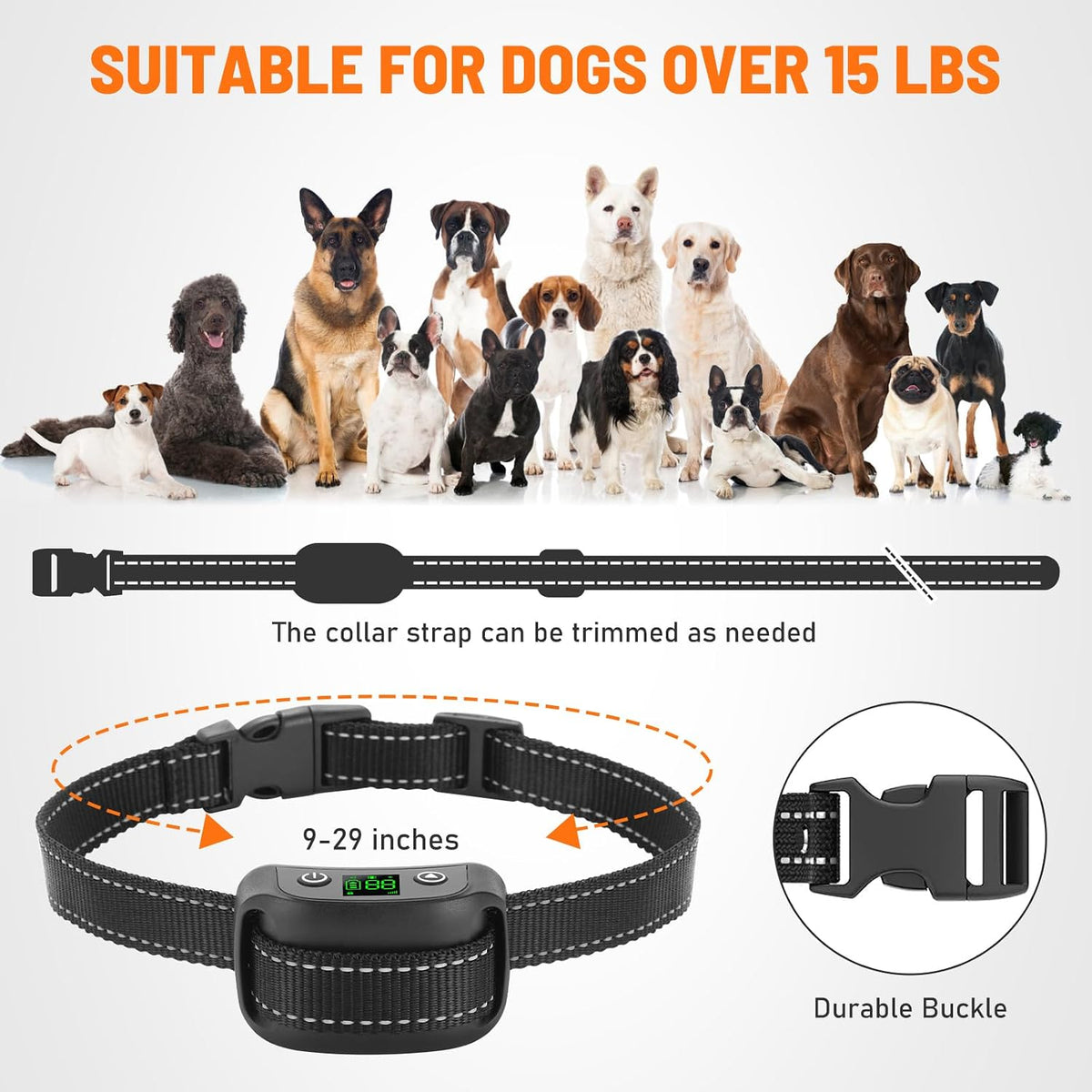 2-in-1 Wired Dog Fence & Remote Training, 650 Ft Wire, 1 Pet