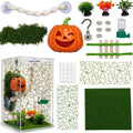 8-piece Jumping Spider Habitat Decoration Set, Pumpkin Hideout