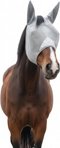 Cob Fly Mask with Ears, UV Protection, Breathable Mesh