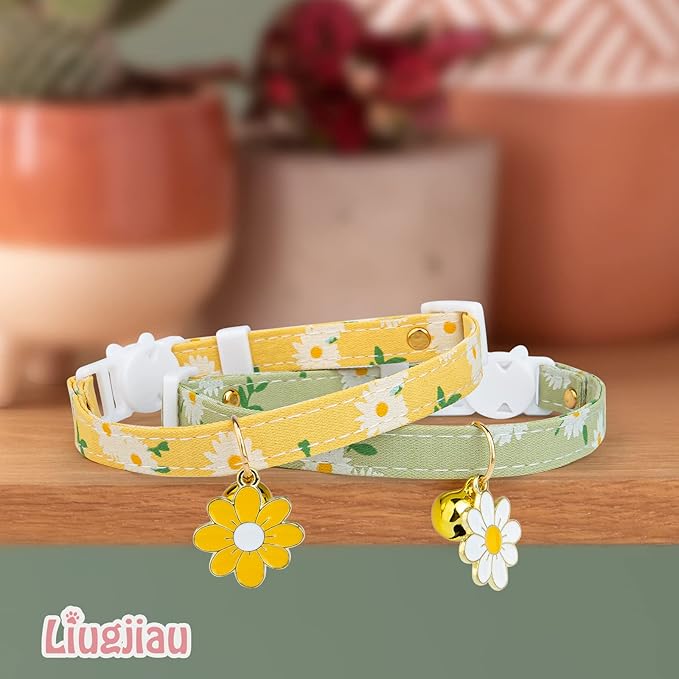 2 Pack Cotton Breakaway Cat Collar - Image 3