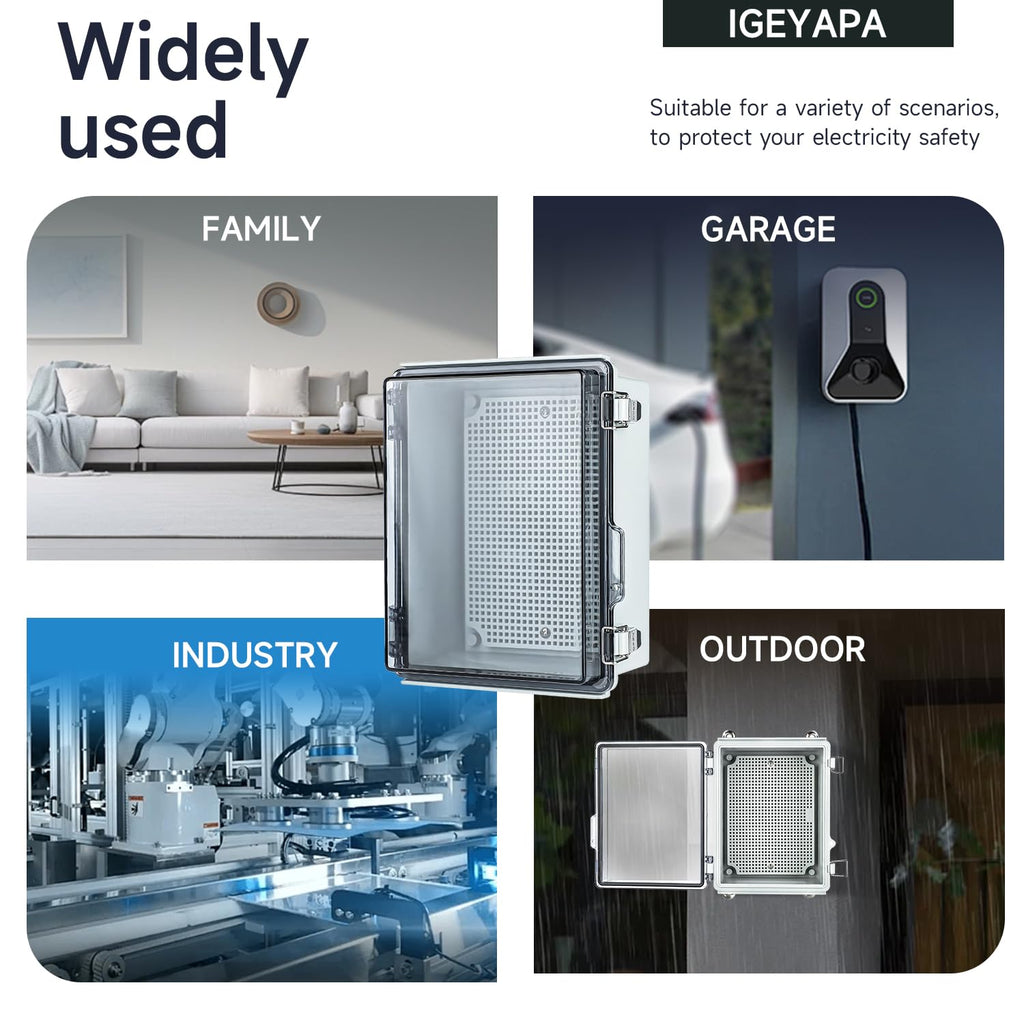 Junction Box Outdoor Waterproof Electrical Project Box IP67 ABS Enclosure