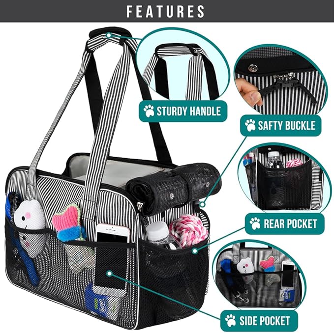 PetAmi Small Dog Purse Carrier, Soft-Sided Pet Carrier Bag - Image 4