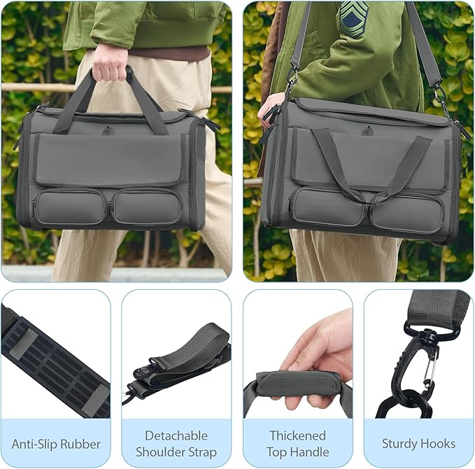 Cat, Dog Carrier for Pets up to 15 lbs, Soft-Sided Collapsible Pet Carrier - Image 5