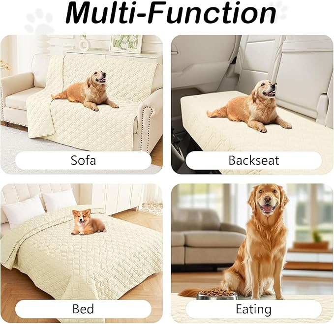 hyha Waterproof Dog Bed Blanket, Soft Pet Blankets, Waterproof Couch Cover - Image 6