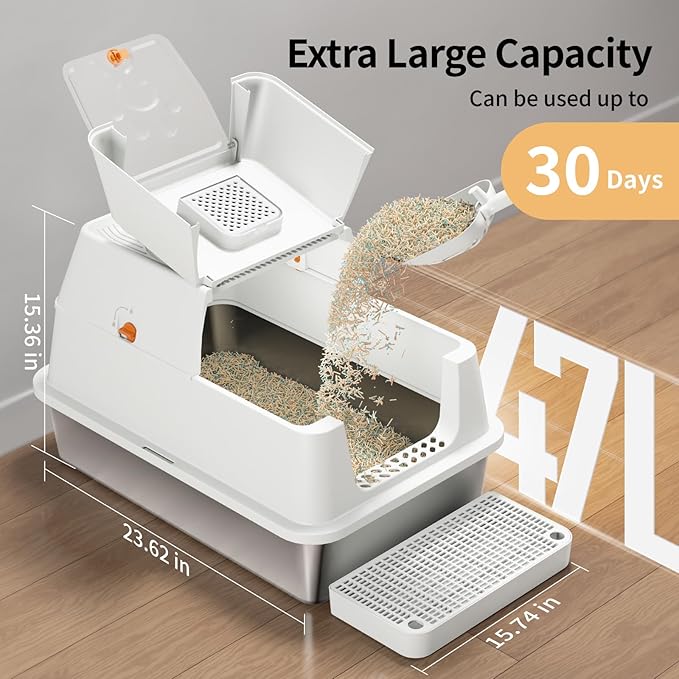 Stainless Steel Cat Litter Box - Image 4