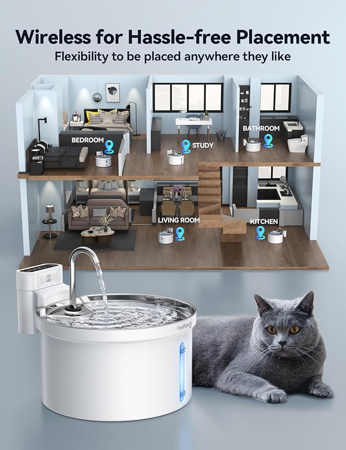 Wireless Cat Water Fountain - Image 3