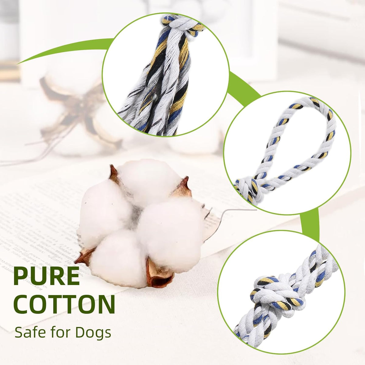 Flirt Pole for Dogs Interactive Dog Toys Durable Heavy Duty Dog Flirt Pole Suitable for Small and Medium Dogs Great Exercise and Training Tool Multifunction Dog Enrichment Toys