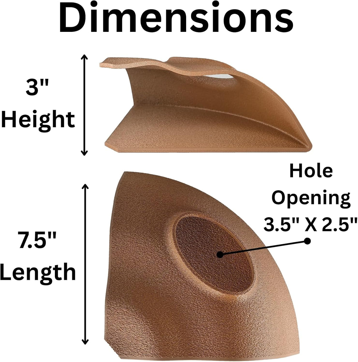 Reptile Corner Underground Cave Natural Curve Viewing Hide | Hognose Snake, Corn Snake & Leopard Gecko Hideout Reptile Habitat Tank Enrichment | Decor Decoration Accessories Supplies Toys Ornaments