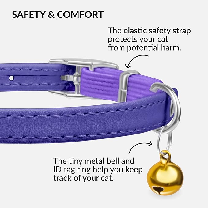 CollarDirect Leather Cat Collar - Image 3