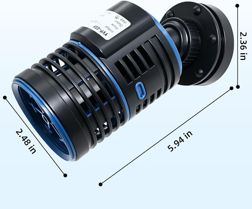 Wave Maker for Aquarium 1057GPH 7W Quiet Magnetic Powerhead 70-210Gal