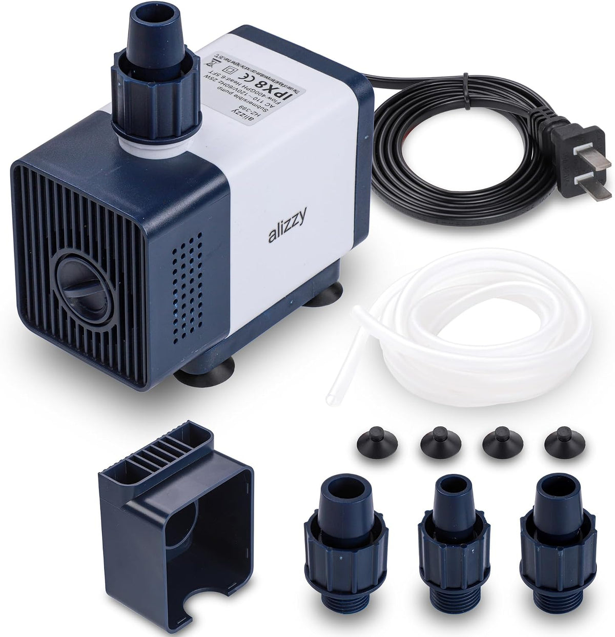 alizzy 400 GPH Submersible Pump, Durable Fountain Pump