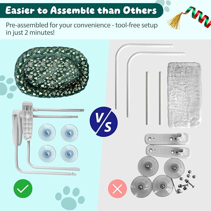 L&W BROS. 2-Pack Foldable Cat Window Perches - Image 3