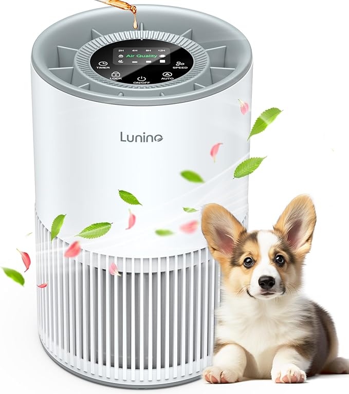 Air Purifiers for Home Large Room up to 1200ft², LUNINO H13 True HEPA Air by LUNINO